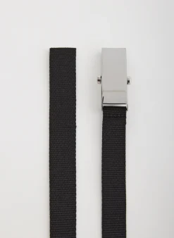 Discount Tibi Tobian Webbing Belt Black