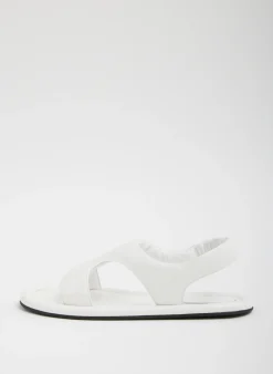 New Tibi Tom Naplack Sandal Optic White