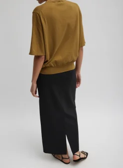 Best Tibi Tropical Wool Maxi Trouser Skirt Black
