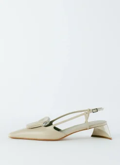 Clearance Tibi Victor Slingback Warm Grey
