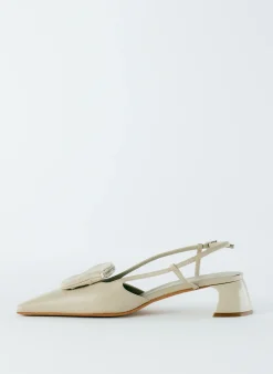 Clearance Tibi Victor Slingback Warm Grey
