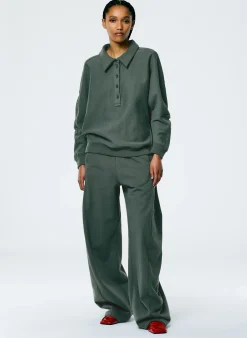 Online Tibi Winslow Sweatpant - Petite Grey Pine